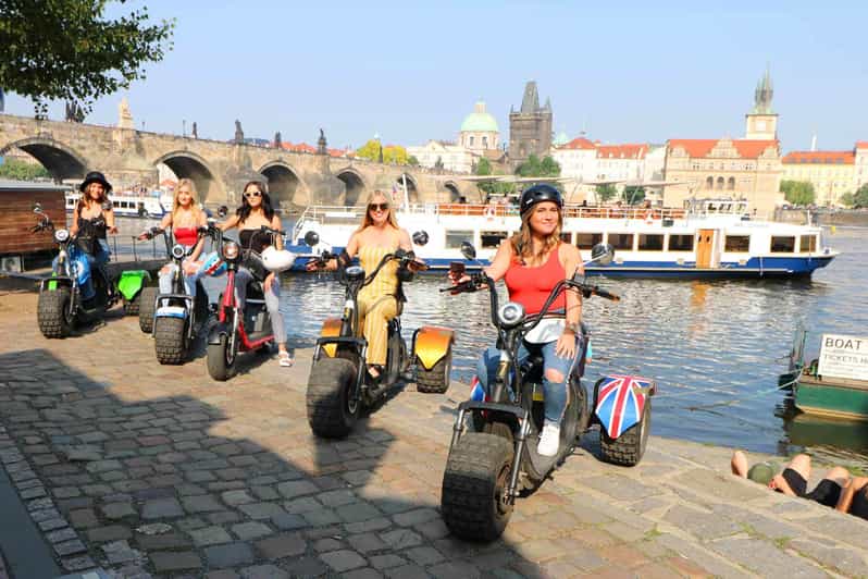 Prague: Electric Trike Viewpoints Tour - Lennon Wall and the first taste of Malá Strana