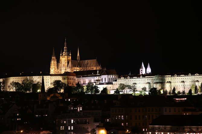 Prague evening/lights tour by car - Prague Castle from the terrace