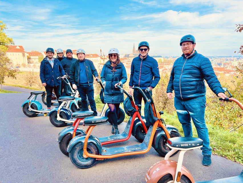 Prague: Fat Tire E-Scooter Guided Tour - Old Town Square and the climb to Letná Park