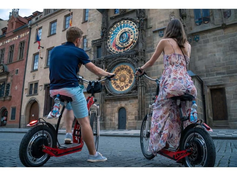Prague: Fat Tire or Regular Scooter Tour with A Local Guide - Price, timing, and group choices