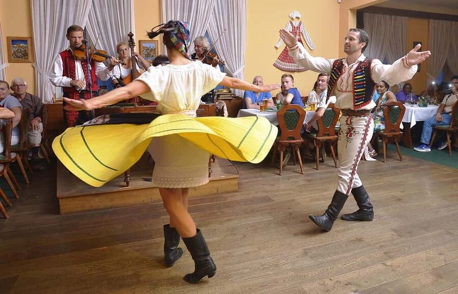Prague: Folk Dancing Dinner Experience - The 6:45 PM pickup keeps the evening simple