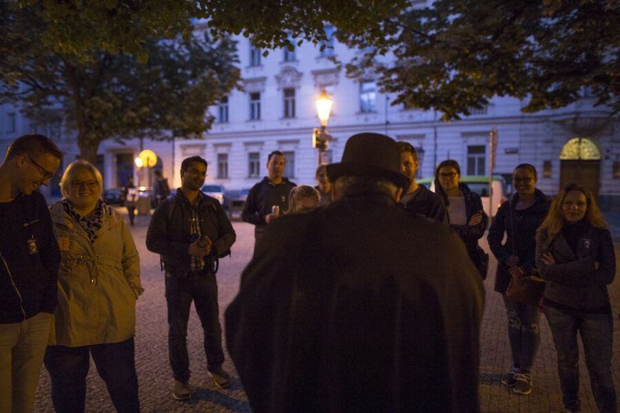 Prague: Ghosts and Legends of the Old Town Evening Tour - Saint Castulus Church and the value of stopping to listen