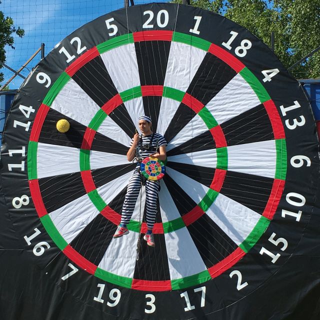 Prague : Giant Foot Darts and Giant Beer Pong Game - How giant beer pong changes the usual party game