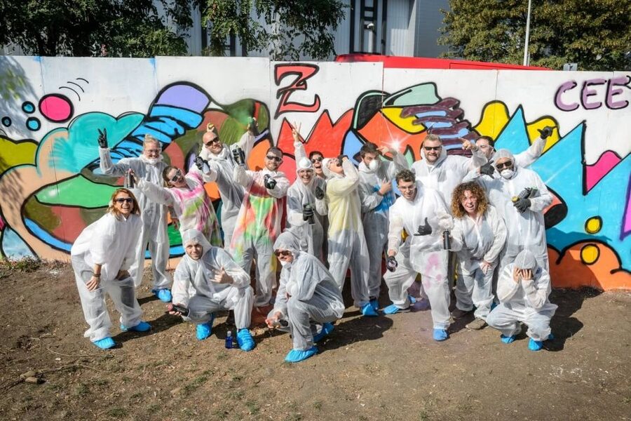 Prague Graffiti Workshop For Groups & Team-Building Groups - From Prague history to your first sketch
