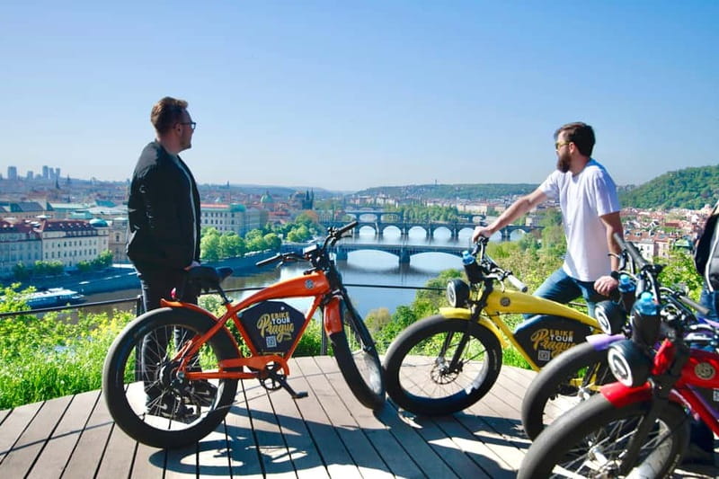Prague: Grand City Tour on Fat e-Bike - Charles Bridge, Kampa, and the riverfront