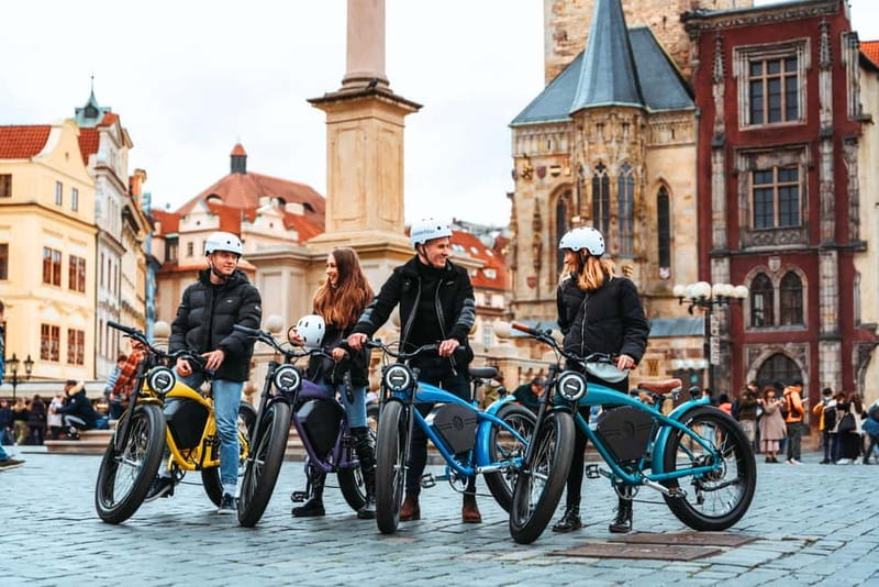 Prague: Grand City Tour on Fat e-Bike - Petrin Hill, Kampa, and the Lennon Wall