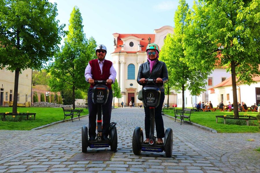 Prague: Grand Segway and eScooter Live Guided City Tour - Government buildings, embassies and old Střešovice