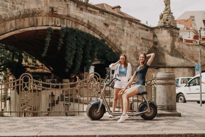Prague: Guided Fat Tire e-Scooter Tour - Key points at a glance