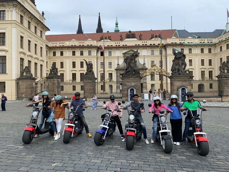 Prague: Guided Fat Tire e-Scooter Tour - Charles Bridge, Kampa Park, and the National Theater