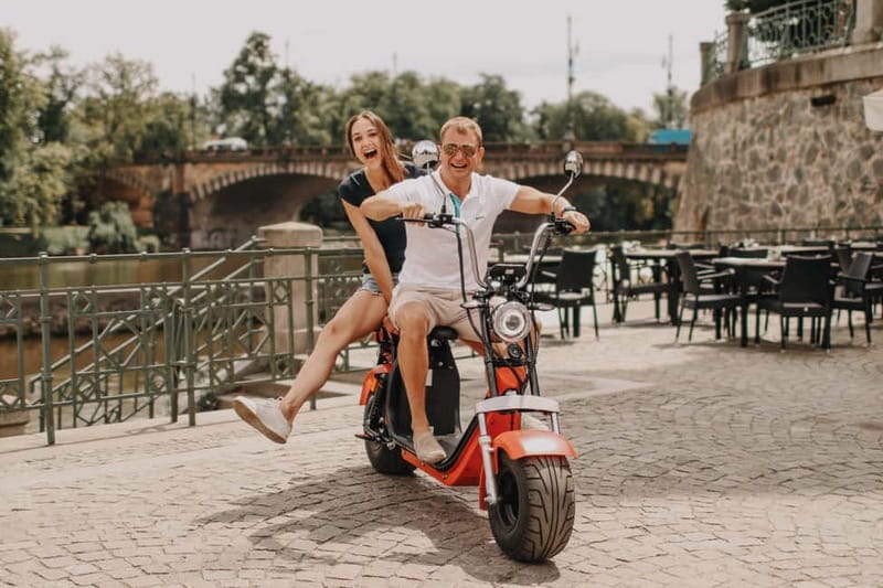 Prague: Guided Fat Tire e-Scooter Tour - Starting near Old Town Square
