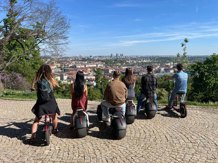 Prague Highlights: Segway & E-Scooter Tour with Taxi Pick-Up - Returning to two wheels for Petrin and the river