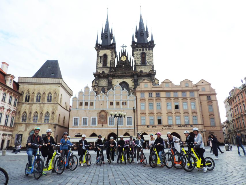 Prague: Highlights Tour on e-Scooter or eBike - Returning through Lesser Town and Old Town Square