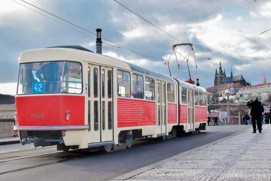 Prague: Hop-on Hop-Off Historical Tram Ticket for Line 42 - The route from Dlabačov to Prague Castle