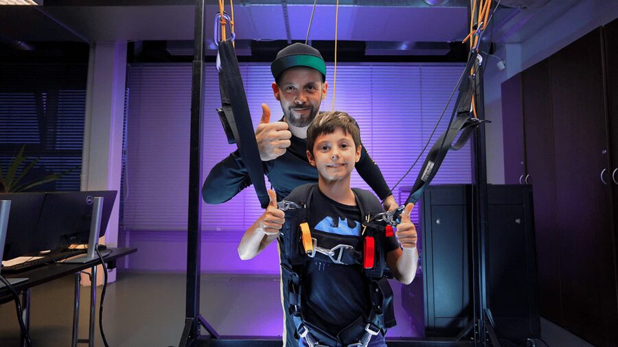 Prague: Hurricane Factory Parachute Jump VR Simulator - The briefing and equipment fitting