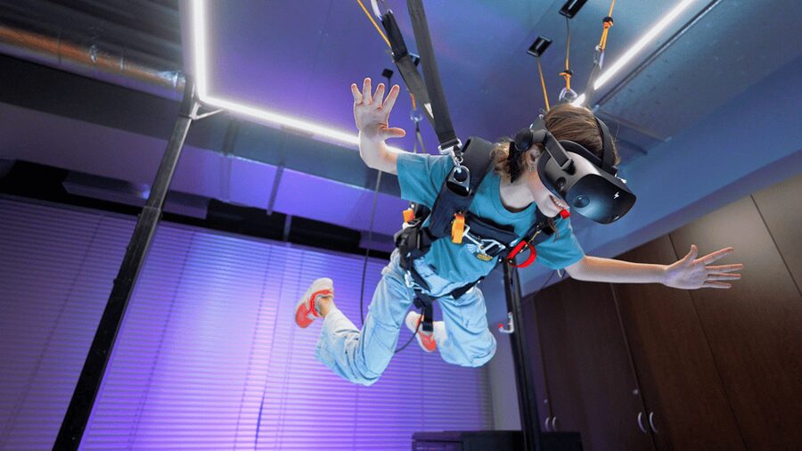 Prague: Hurricane Factory Parachute Jump VR Simulator - Making the most of a short session