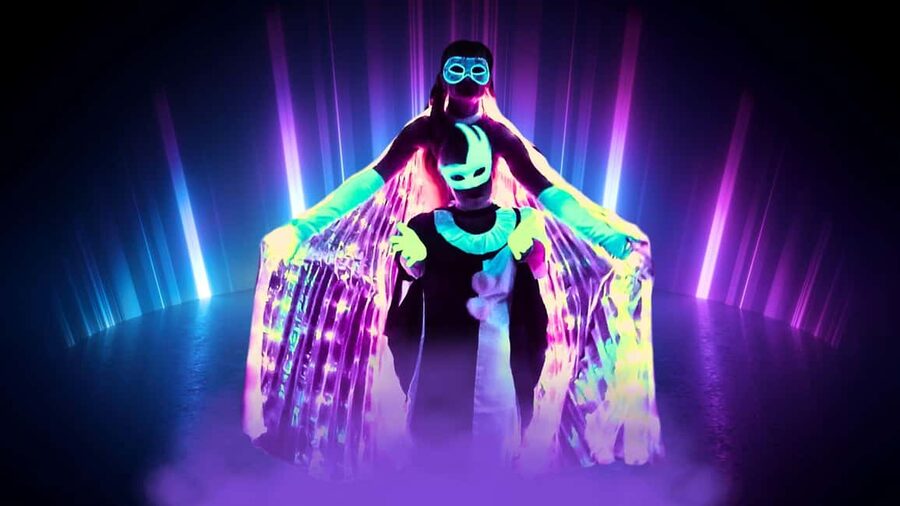 Prague: Images of Love Black Light Theatre Show - The interactive side of Images of Love
