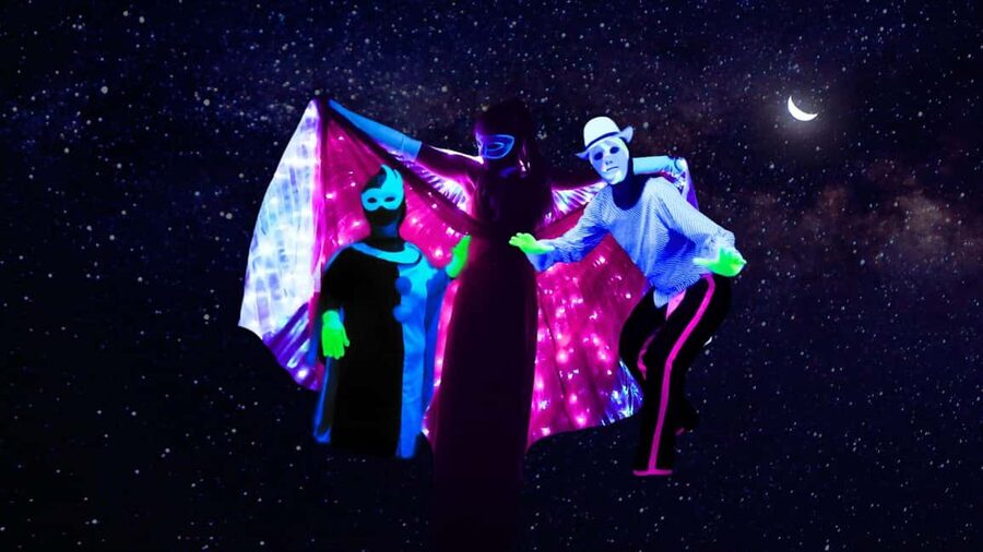 Prague: Images of Love Black Light Theatre Show - Music from Hoidekr to Coldplay
