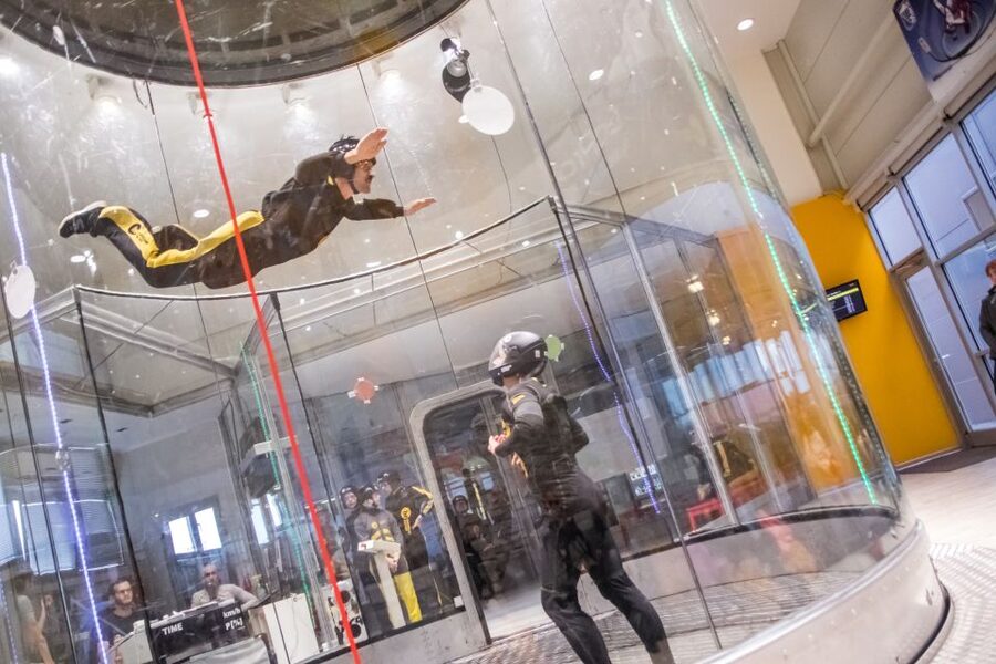 Prague: Indoor Skydiving Wind Tunnel Adventure - Equipment and comfort before entering the tunnel