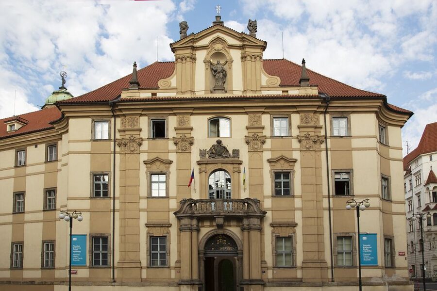 Prague: Klementinum Library & Astronomical Tower Guided Tour - The Baroque Library viewed from behind the fence
