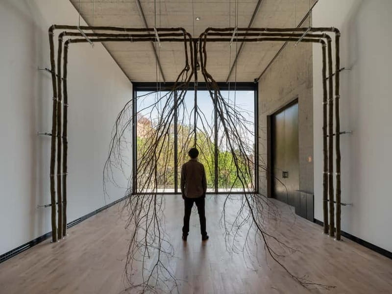 Prague – Kunsthalle Praha Gallery Ticket - The cafe and terrace with Prague views