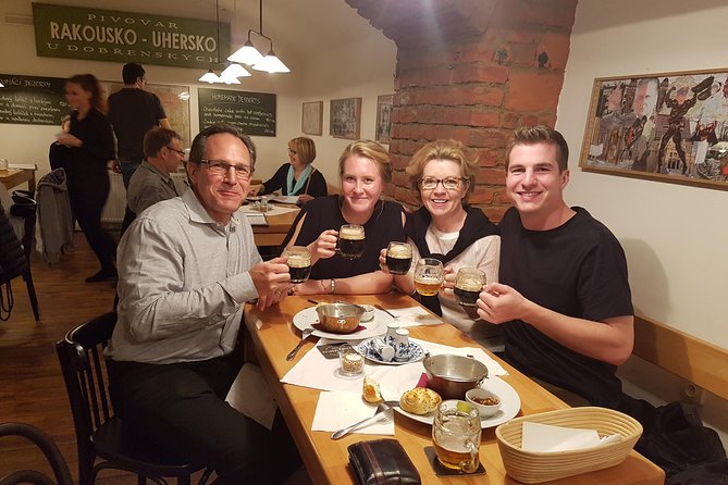 Prague Mini-Breweries Beer Tour with Czech Appetizers - Czech appetizers and the generous last brewery