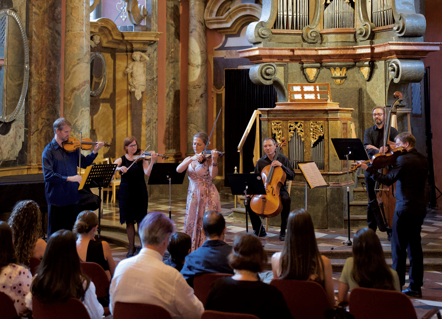 Prague: Mirror Chapel Classical Music Concert Ticket - The piano, soprano, and violin each get their moment
