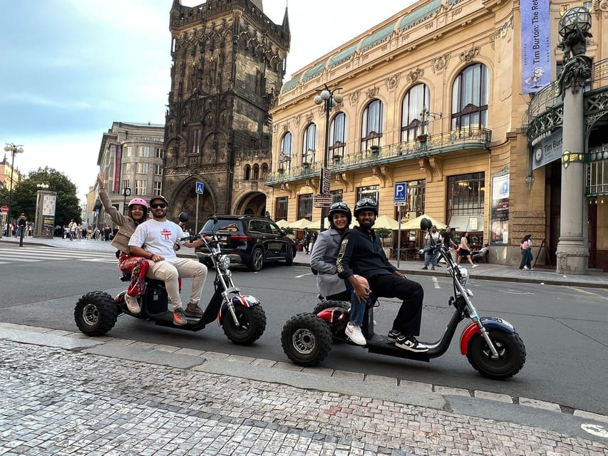 Prague Monastery & Panoramic Viewpoint Electric Trike Tour - Key points before you book