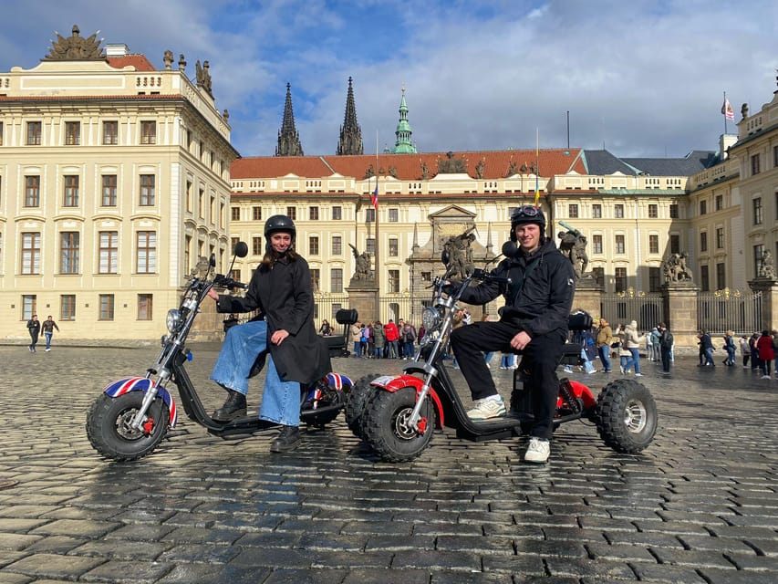 Prague Monastery & Panoramic Viewpoint Electric Trike Tour - John Lennon Wall and the Franz Kafka Museum