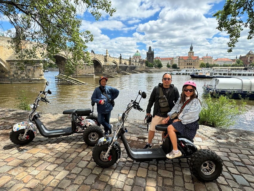Prague Monastery & Panoramic Viewpoint Electric Trike Tour - Paris Street and Old Town