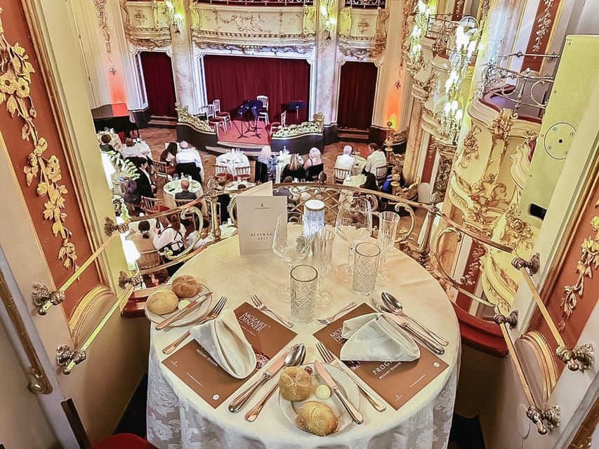 Prague: Mozart Ballroom Concert Ticket with 3-Course Dinner - Part three: The Magic Flute and dessert