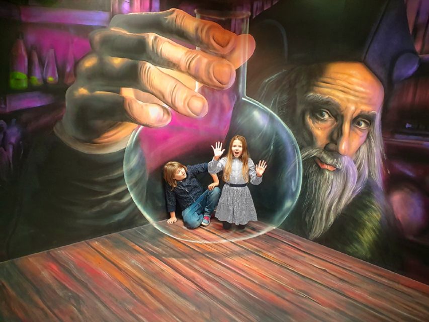 Prague: Museum of Fantastic Illusions Entry Ticket - Magic chairs, floating objects, and upside-down logic