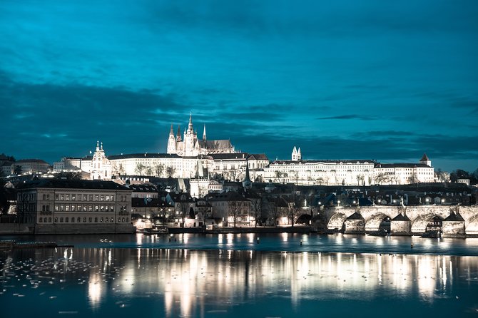 Prague Night Tour and River Vltava Dinner Cruise - Prague by night, seen from the Vltava