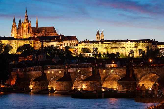 Prague Night Tour and River Vltava Dinner Cruise - Boarding near Čechův Most