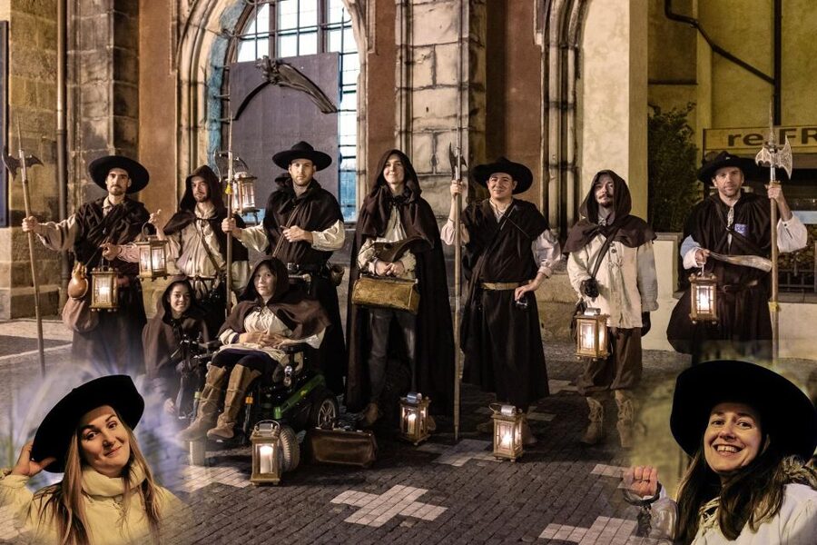 Prague: Nightwatchman of Prague Walking Tour - Ovocný trh and the Estates Theatre