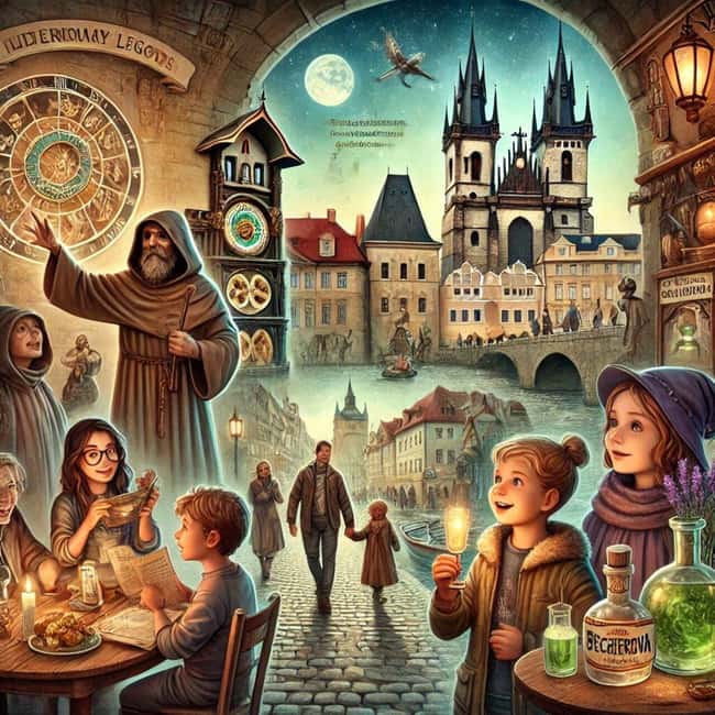 Prague Old Town, Underground and House of Alchemy Tour - Starting at the Czech National Bank and Powder Tower