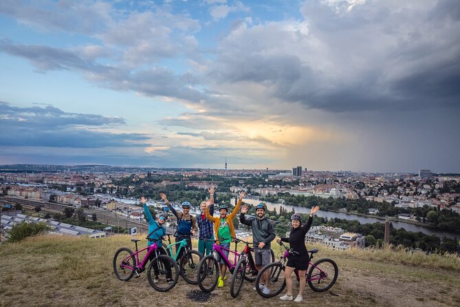 Prague on E-Bike: Explore Greater Downtown Parks & Epic Views - Riding past the Little Eiffel Tower and Prague Castle