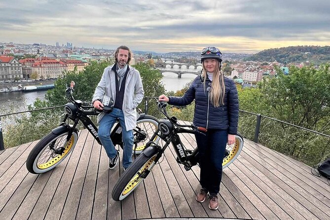 Prague on Stylish Retro styled E-Bike - Viewpoints & Sightseeing - Starting on Štěpánská Street