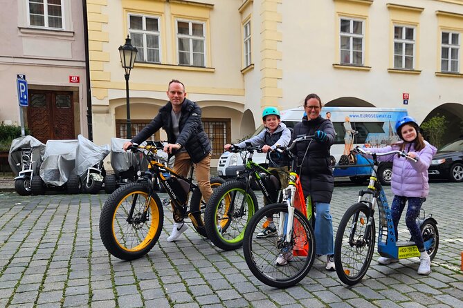 Prague Panoramic Views e-bike and e-Scooter guided Tour - Why Two Wheels Work So Well in Prague