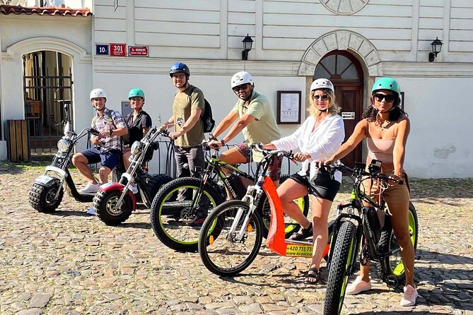 Prague Panoramic Views e-bike and e-Scooter guided Tour - Petrin Hill and the Ride Through Petrin Park