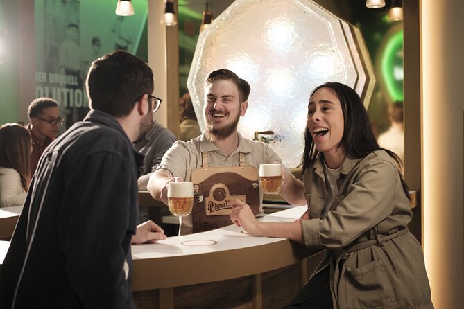 Prague Pilsner Urquell Experience with 3 Free Beer Tastings - The 360-degree game hall adds a lighter finish