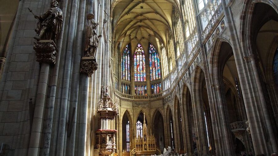 Prague: Prague Castle and Little Quarter Guided Walking Tour - Following royal footsteps through the castle complex