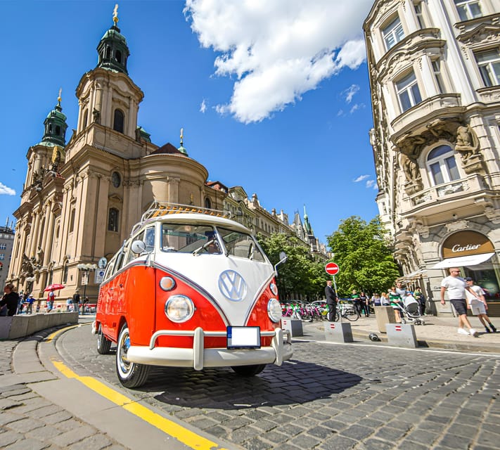 Prague: Private Sightseeing Tour in original VW Samba bus - The guide makes the difference