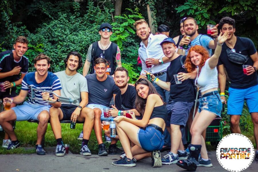 Prague Riverside Parties Tour - The art stop and the Beatles-themed wall
