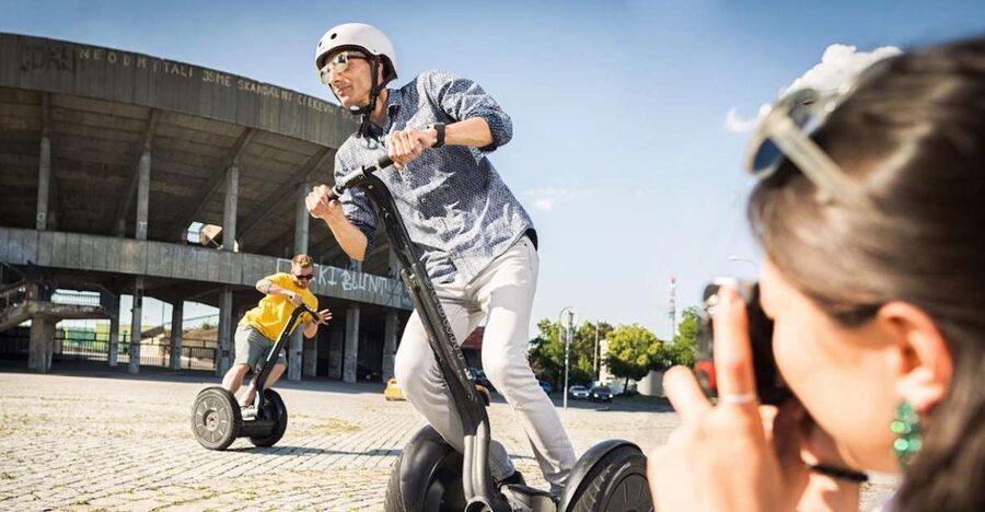 Prague: Segway Tour + Taxi Transfer & Monasteries mini-group - The Five-Minute Segway Lesson