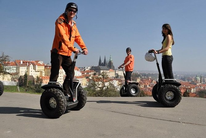 Prague Segway Tour with A Local Guide & Hotel Pick Up - Vila Kajetánka and the longer western route