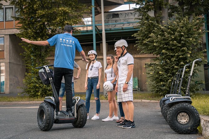 Prague Segway Tour - Learning to ride before the sightseeing begins