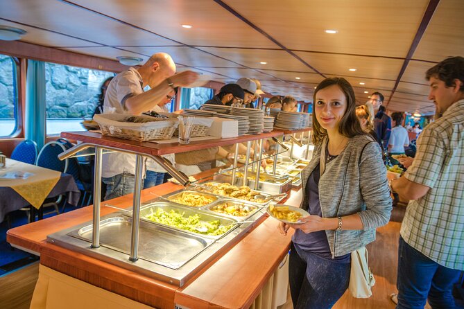 Prague: Sightseeing Boat Cruise with Buffet Dinner - The Metronome and Mánes Bridge