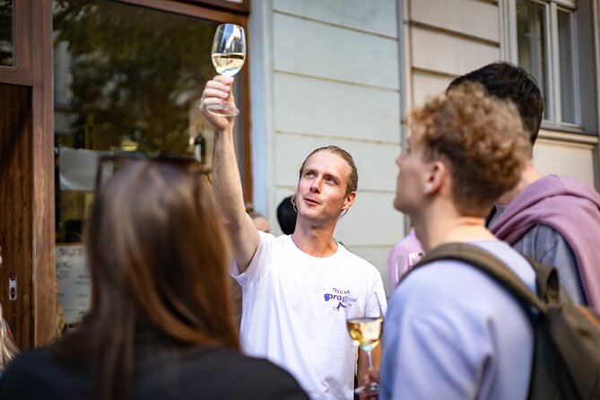 Prague Snack & Stroll: Private Food Tour with Your Local Buddy - A food stop inside VNITROBLOCK