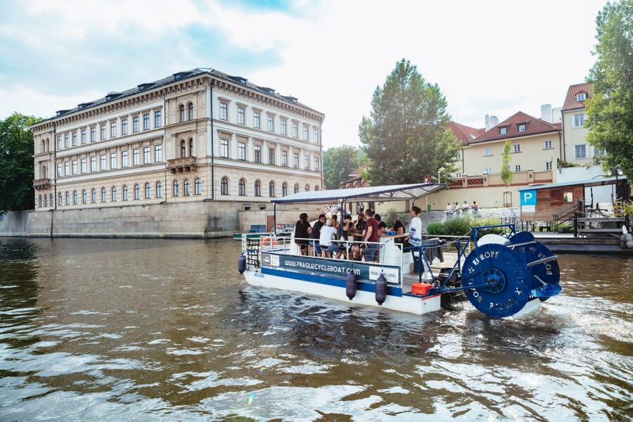 Prague: Swimming Beer Bike on A Cycle Boat - Beer, prosecco, cider, and the value of the $518 price