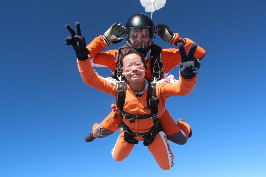Prague: Tandem Skydiving 14,000ft over Prague with Transfers - A gentle landing and a quick celebration